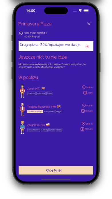 DuoDeal baner promocyjny na mapie